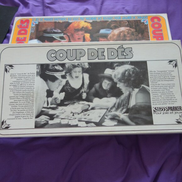 Vintage Ancien Parker Brothers 1975 Coup De Des Board Game Jeux de société - Picture 14 of 16